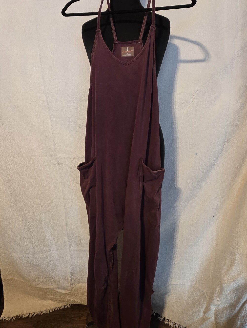Free People Movment Pamagranate Hot Shot Onsie Size M